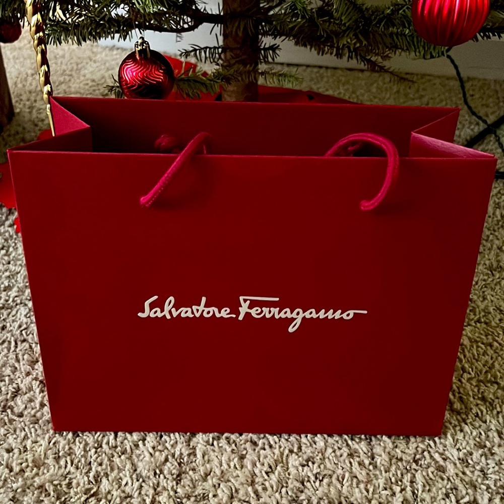 Salvatore Ferragamo gift bag for belt